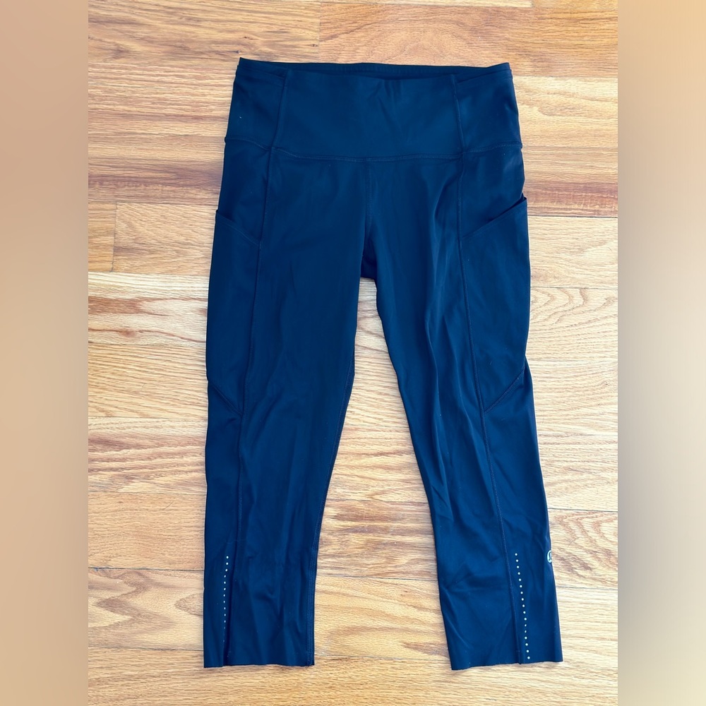 NWOT Lululemon Fast & Free Crop II  19"